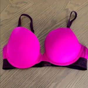 Pink bra